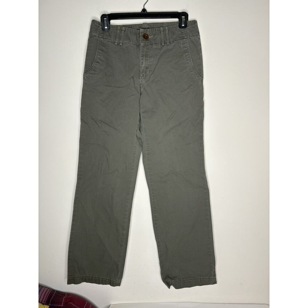 Eddie Bauer Olive Green Straight Leg Pants